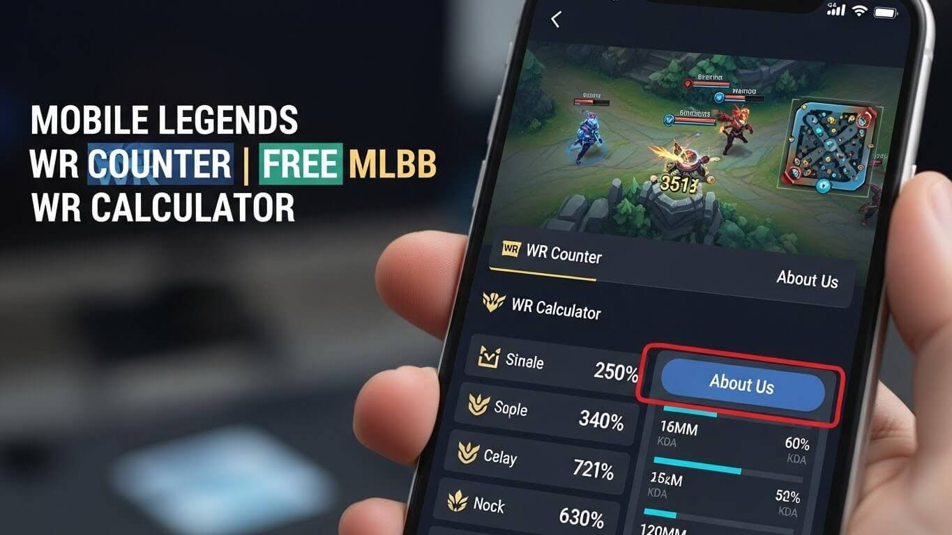 Mobile Legends WR Counter | Free MLBB WR Calculator | About Us