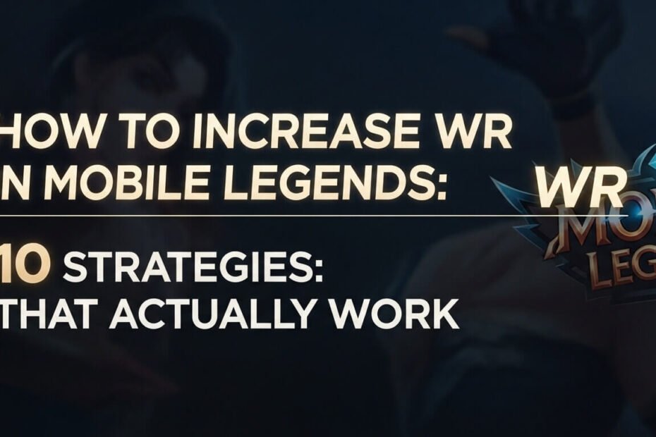 Cara Menaikkan WR Mobile Legends: 10 Strategi yang Benar-Benar Bekerja