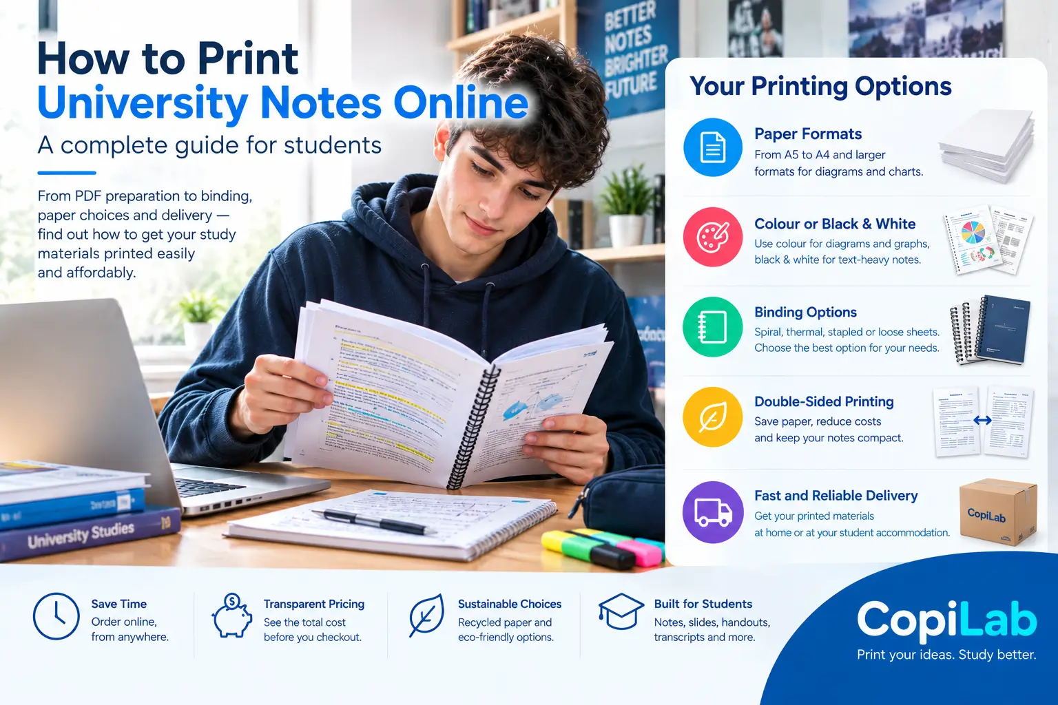 How to Print University Notes Online: A Complete Student Guide