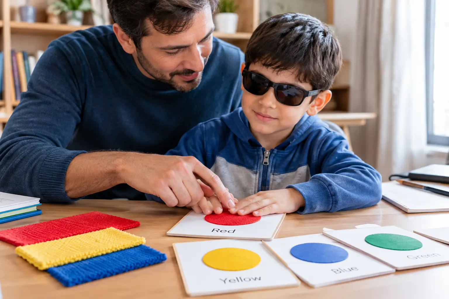 My Son Can’t See. How Do I Explain Colours to Him? See How